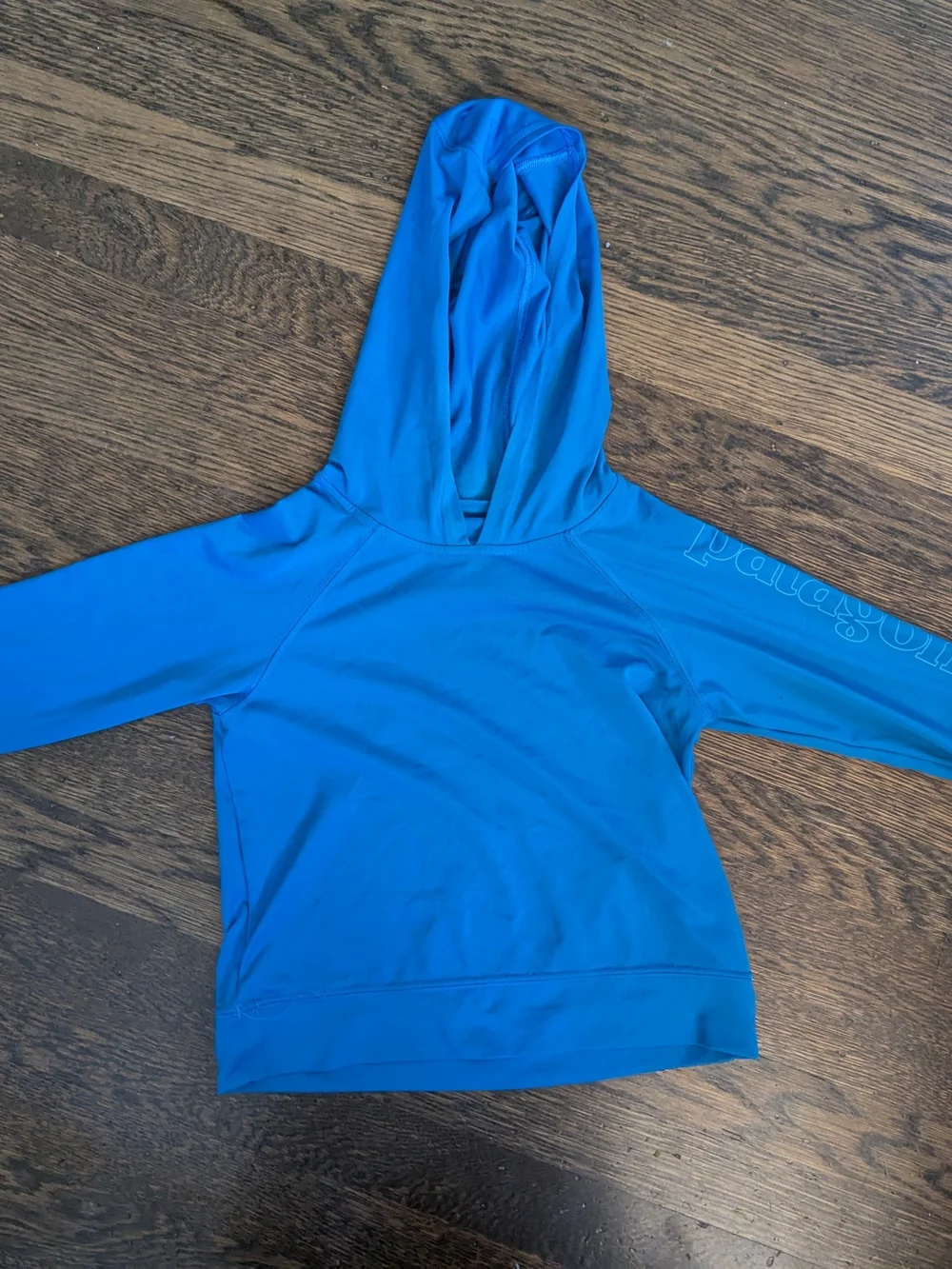 Patagonia Capilene Silkweight Sun Hoody Shirt 2T Superior Blue 2019